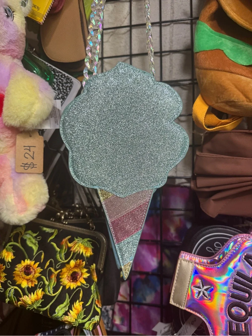 Cotton Candy Crossbody Bag